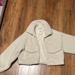 Cozy Cream Hollister Jacket